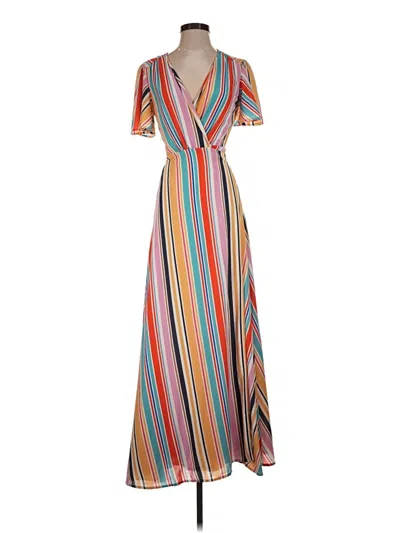 Pre-owned Louna Casual Dress In Orange