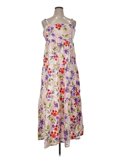 Pre-owned Louna Casual Dress In Purple