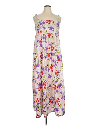 Pre-owned Louna Casual Dress In Purple