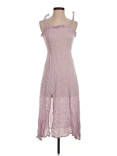 Pre-owned Louna Casual Dress In Purple