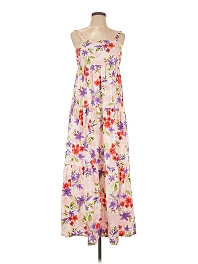 Pre-owned Louna Casual Dress In White