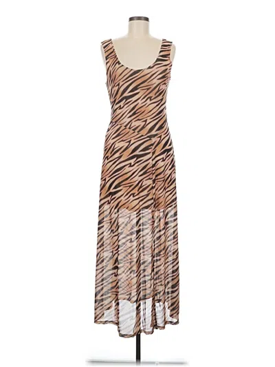 Pre-owned Louna Cocktail Dress In Brown
