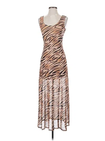 Pre-owned Louna Cocktail Dress In Brown