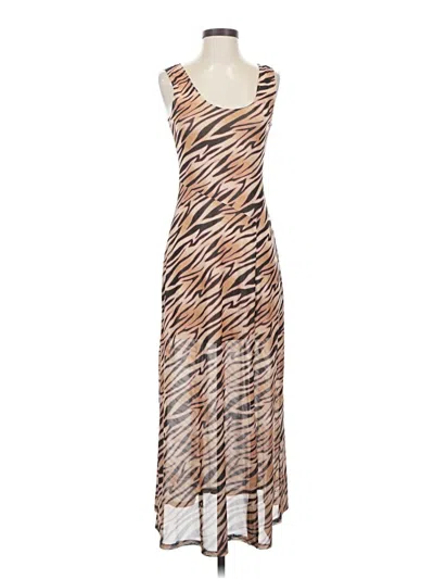 Pre-owned Louna Cocktail Dress In Brown