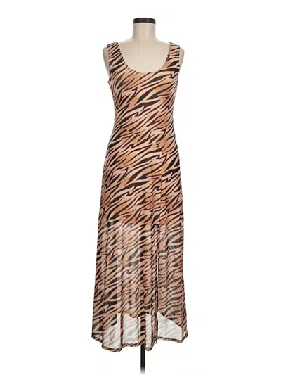 Pre-owned Louna Cocktail Dress In Brown