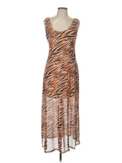 Pre-owned Louna Cocktail Dress In Brown