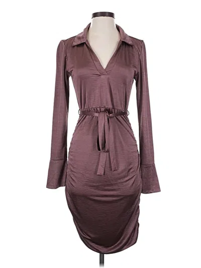 Pre-owned Louna Cocktail Dress In Burgundy