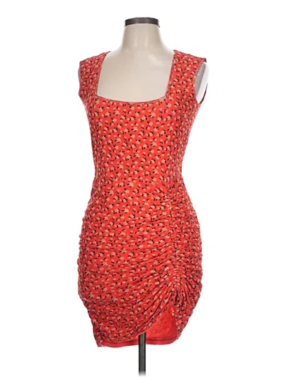 Pre-owned Louna Cocktail Dress In Orange