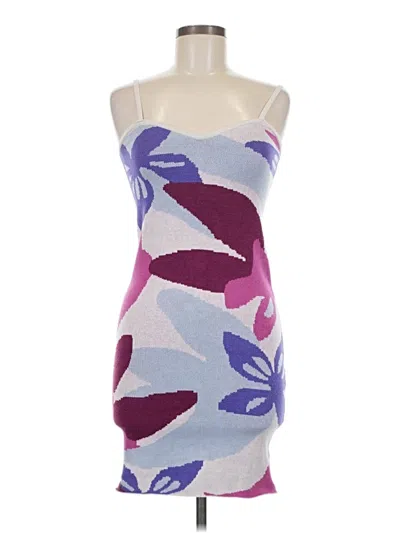 Pre-owned Louna Cocktail Dress In Purple