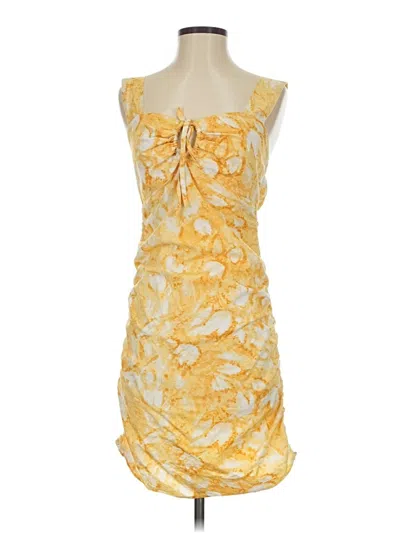 Pre-owned Louna Cocktail Dress In Yellow