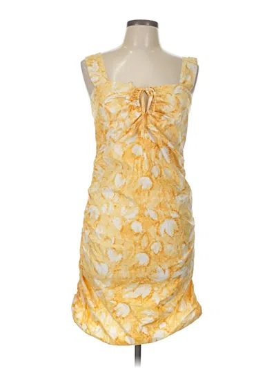Pre-owned Louna Cocktail Dress In Yellow