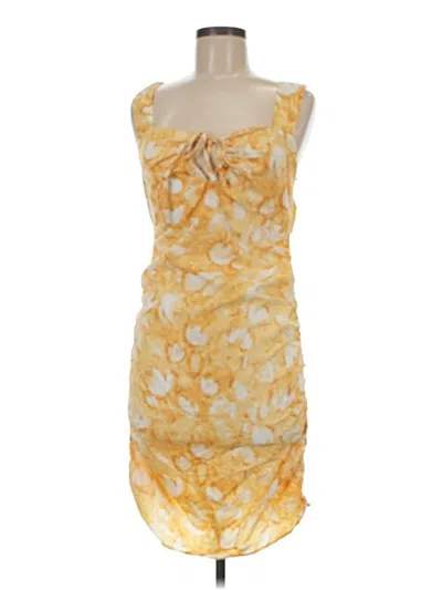 Pre-owned Louna Cocktail Dress In Yellow