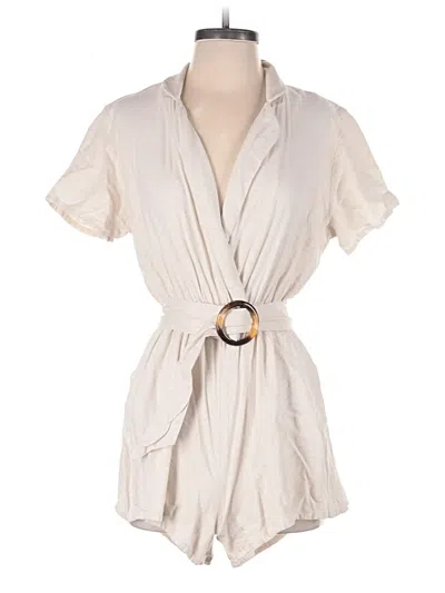 Pre-owned Louna Romper In Ivory
