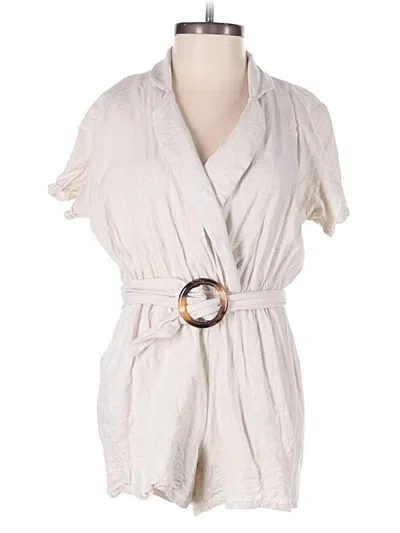 Pre-owned Louna Romper In Ivory