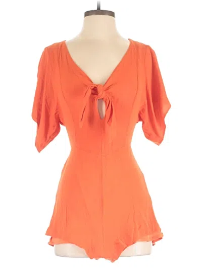 Pre-owned Louna Romper In Orange