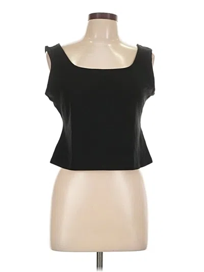 Pre-owned Louna Sleeveless Top Black Sweetheart Neckline Tops