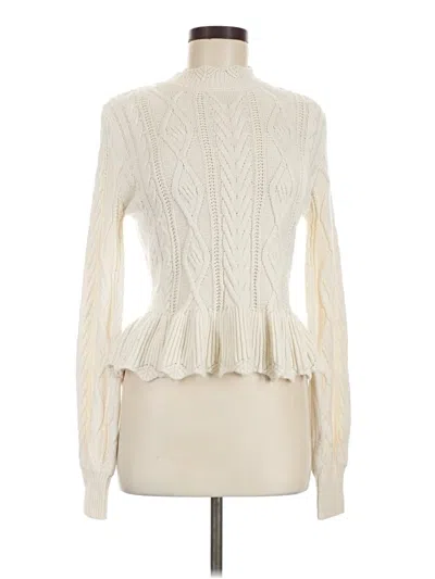 Pre-owned Louna Turtleneck Sweater In Ivory