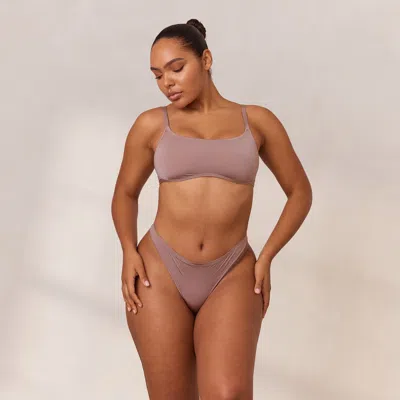 Lounge Barely There Bralette In Brown
