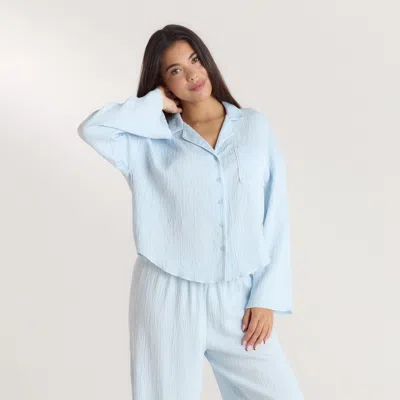Lounge Blue In Animal Print