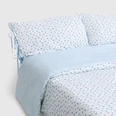 Lounge Blue Floral Print