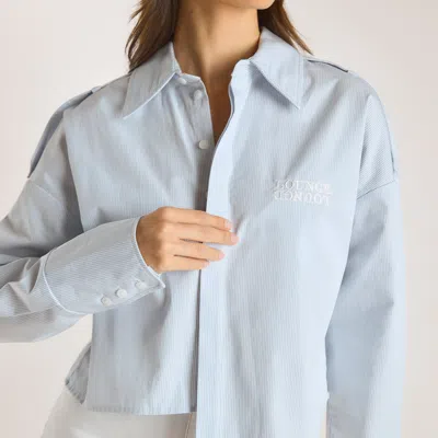 Lounge Blue Stripe
