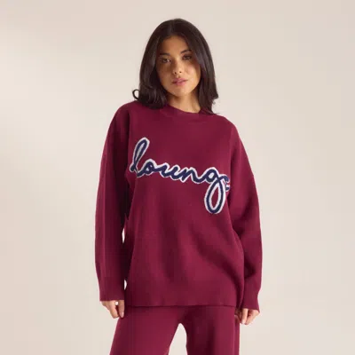 Lounge Burgundy In Red