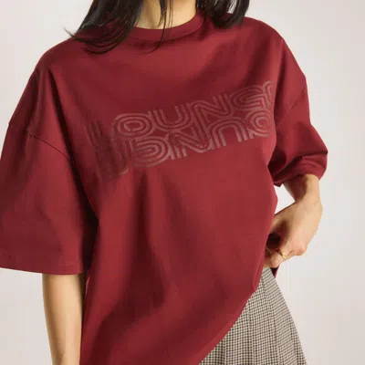 Lounge Burgundy In Red