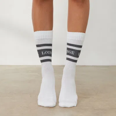 Lounge Charcoal In White