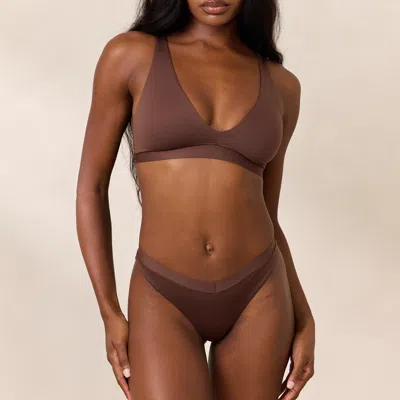 Lounge Everyday Comfort Triangle Bra In Purple