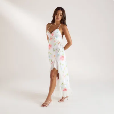 Lounge Floral Print In White