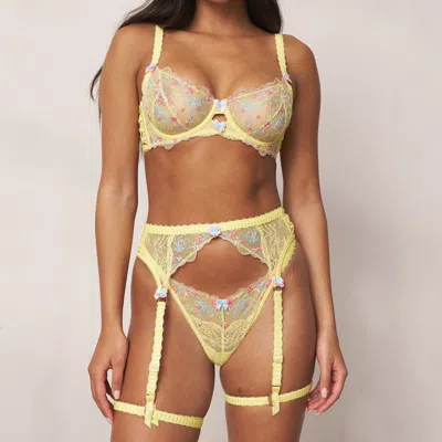 Lounge Ilianna Intimates Set In Yellow