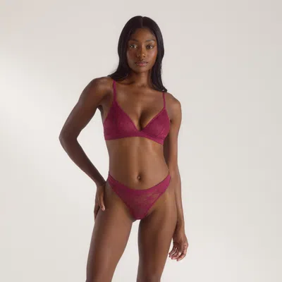 Lounge Lace Triangle Bralette