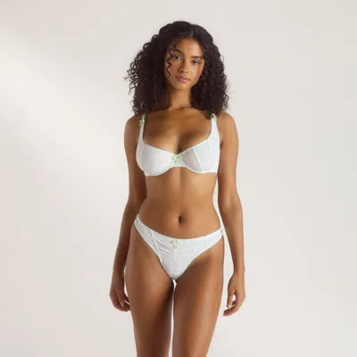 Lounge Meadow Balcony Bra In White
