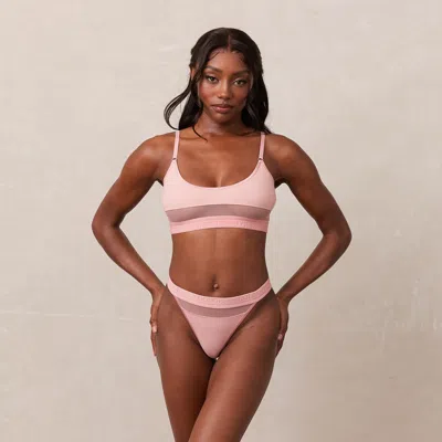 Lounge Mesh Bra In Neutral