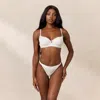 Lounge Rosebud Ribbed Balcony Bra In Multi