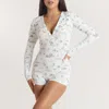 Lounge Ski Print In White