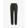 Lounge Underwear Womens Pine Green Essential Brand-print Cotton-blend Jogging Bottoms In Pine Green