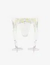 Lounge Underwear Womens White Azalea Floral-embroidered Two-piece Lace Set In White