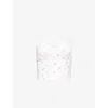 Lounge Underwear Womens Fruit-print Modal-jersey Pyjama Cami Top White