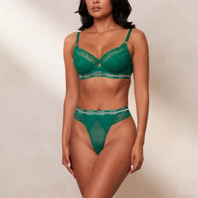 Lounge Vogue Balcony Bra In Green