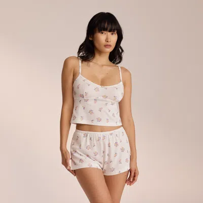 Lounge White Floral