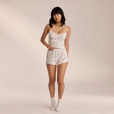 Lounge White Floral