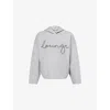 Lounge Womens Grey Marl Knitted  Hoody In Gray