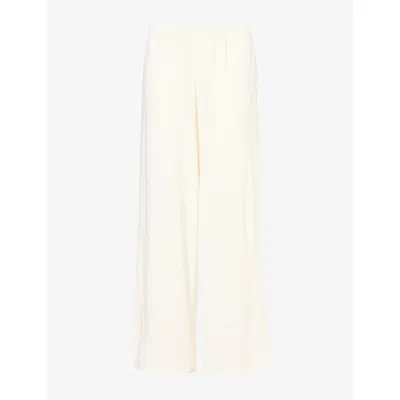 Lounge Womens Ribbed Jersey Pyjama Bottoms Cream In Neutral