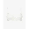 Lounge Womens White Adelyn Balcony Lace Bra In White