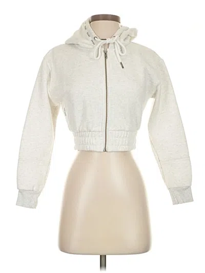 Pre-owned Lounge Zip Up Hoodie In Silver