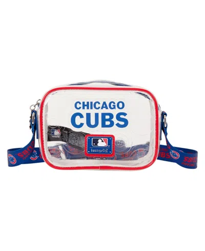 Loungefly Chicago Cubs Clear All Over Logo Crossbody Bag In No Color