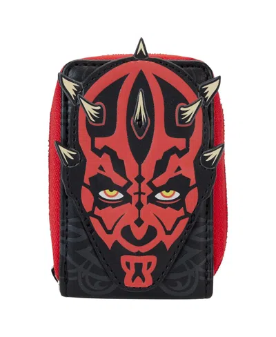Loungefly Darth Maul Star Wars Phantom Menace 25th Anniversary Accordion Wallet In No Color