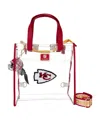 Loungefly Kansas City Chiefs Clear Convertible Backpack Tote Bag In No Color