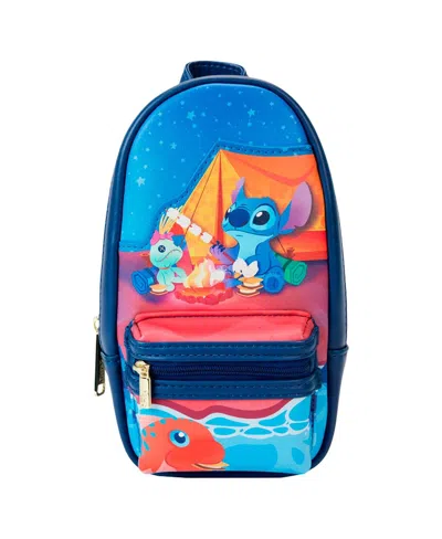 Loungefly Lilo And Stitch Camping Cuties Mini Backpack With Pencil Holder In No Color